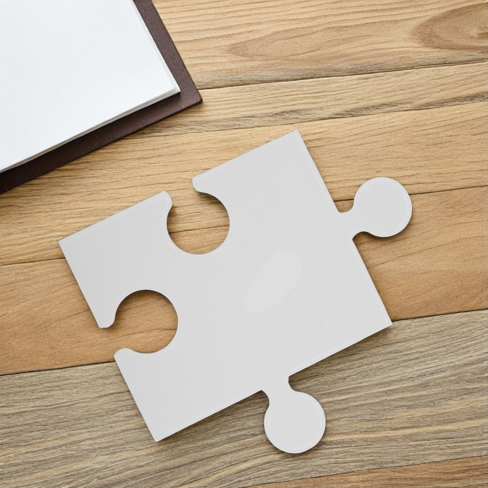Puzzle Blank White - 60Pcs 어린이를위한 대형 흰색 빈 퍼즐