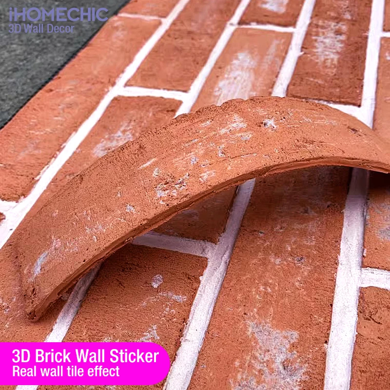 Ceramic Tile Blank - 3D 벽돌 벽 스티커 타일 3D