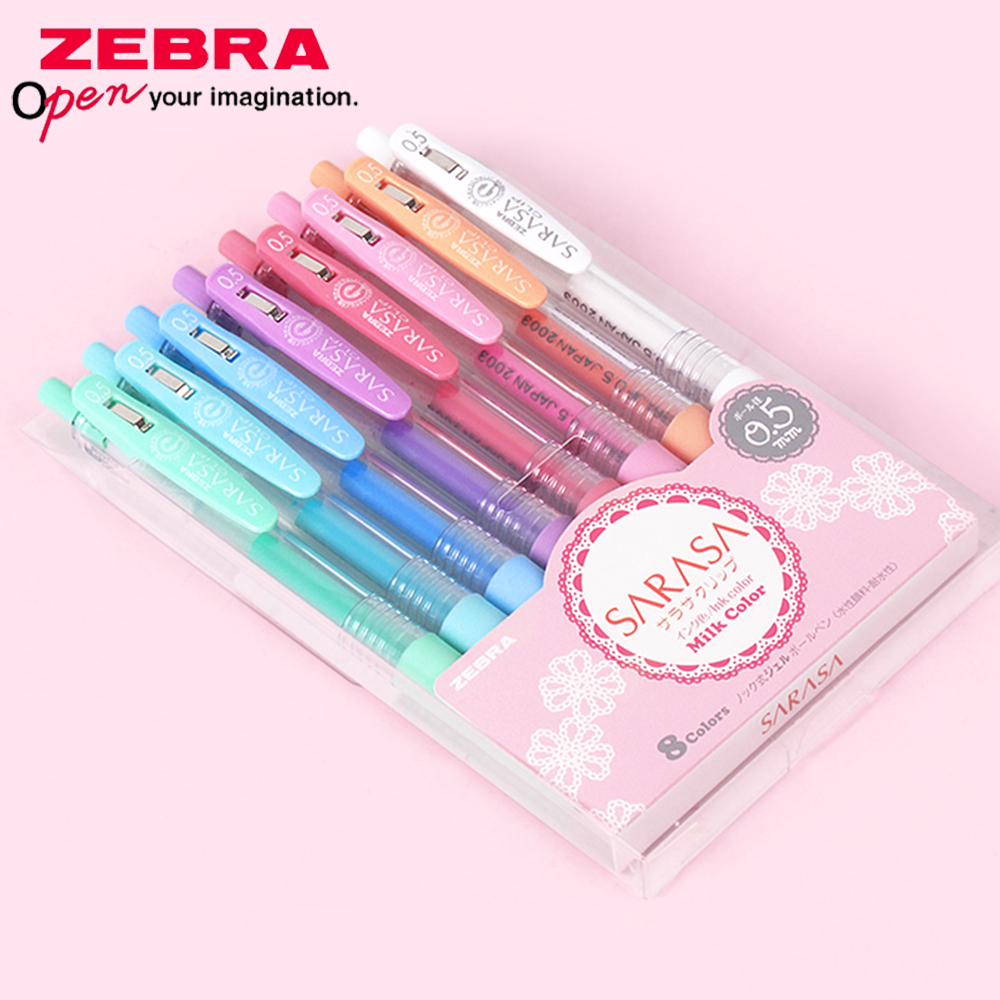 3/5/8색 지브라 젤 펜 세트 JJ15 밀크 컬러 사 - Zebra Pen Mildliner 리뷰 및 가격