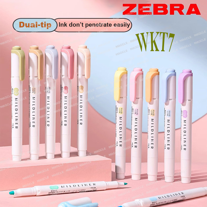 얼룩말 1pcs 형광펜 WKT7 마일드 라이너 완전한  - Zebra Pen Mildliner 리뷰 및 가격